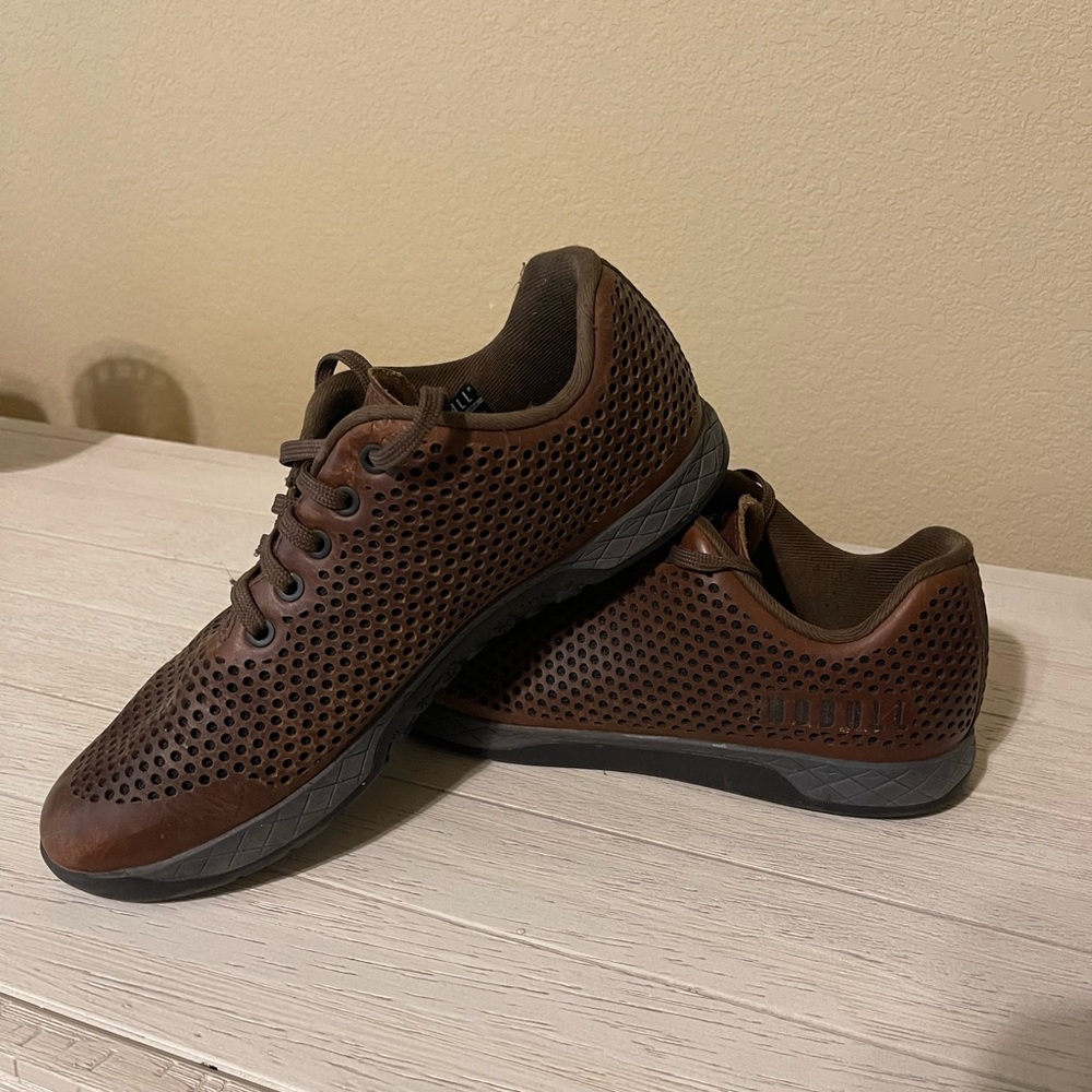 Men’s NoBull Leather Trainers- 10.5